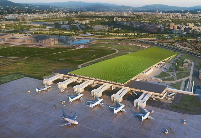 В Италии построят **аэропорт-виноградник**. Терминал Aeroporto …