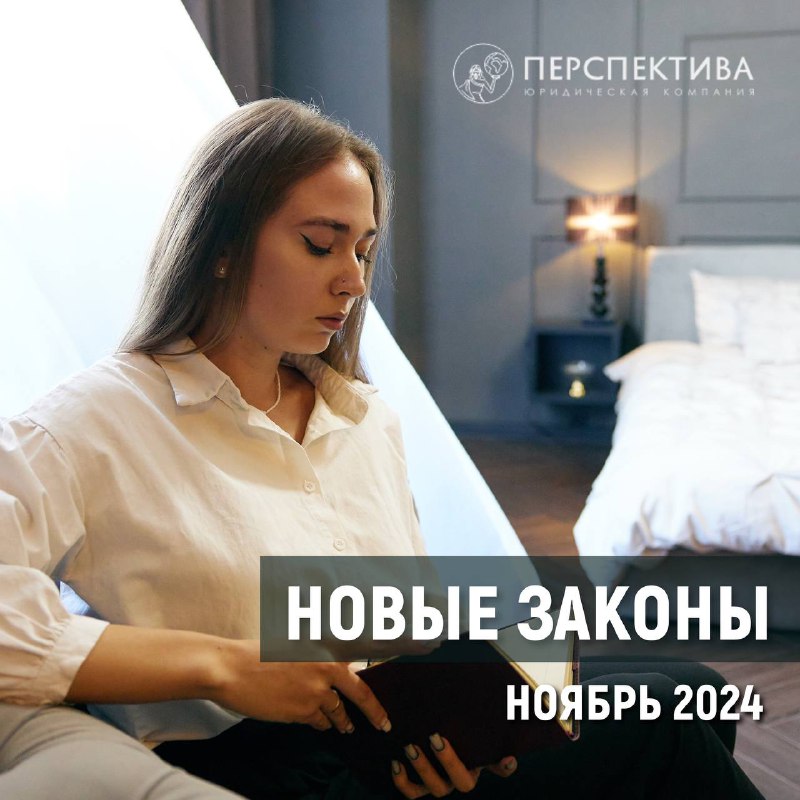 **Новые законы РФ: Ноябрь 2024 – …