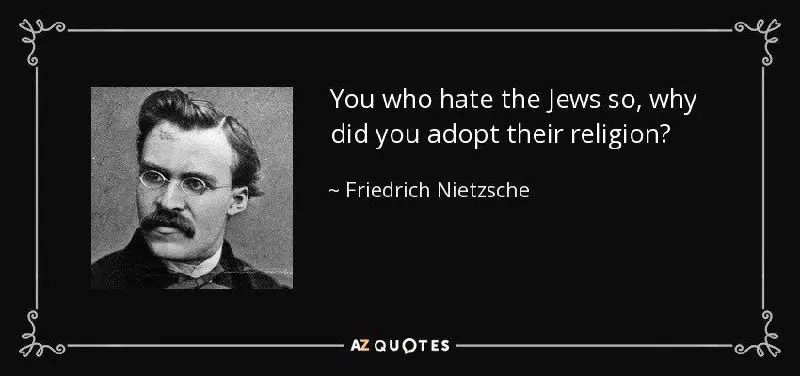 Ty, ktorý nenávidíš židov, prečo si …