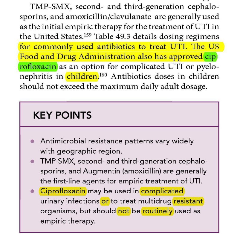 ***🌐*** **ممنوعیت مصرف سیپروفلوکساسین درعفونت ادراری …