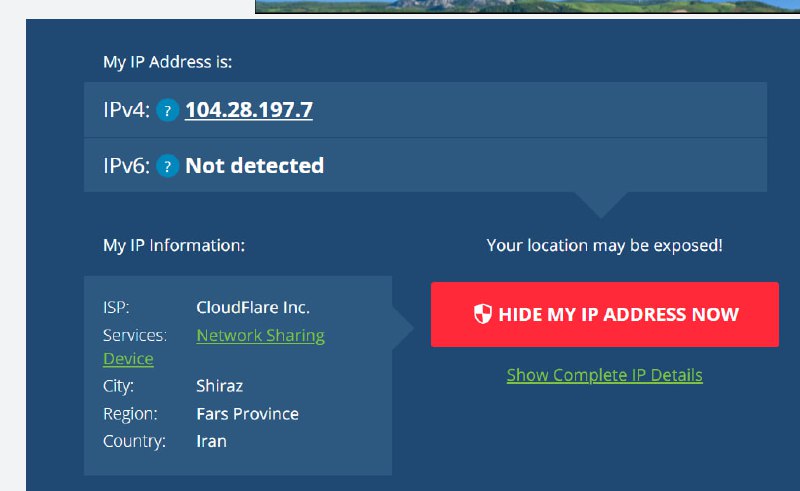 وقتی VPN وصلی ولی نشون میده …