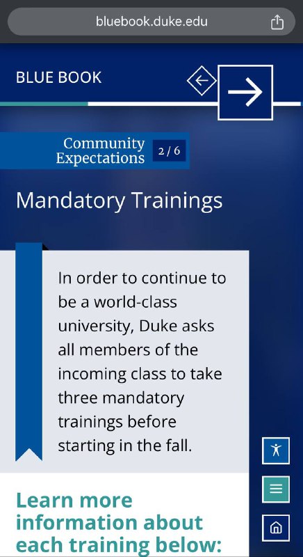 **Duke things for incoming freshmen**