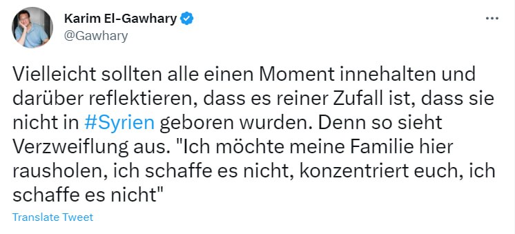 "*Vielleicht sollten alle einen Moment innehalten …