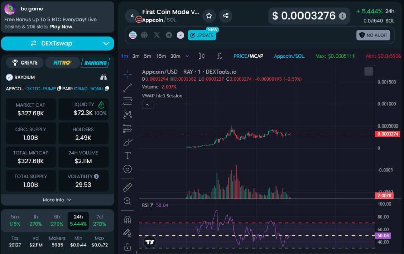 **FIRST COIN MADE VIA APP - …