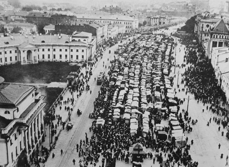 Сухаревский рынок. Москва, 1925 г.