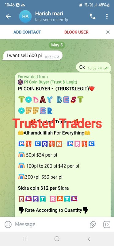 Pi Coin Buyer (Trust & Legit)