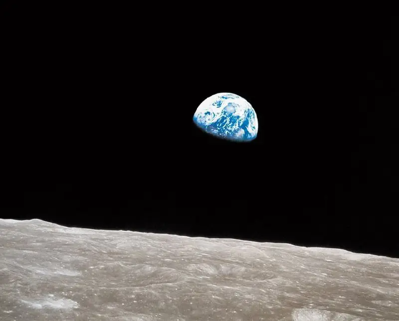 **Earthrise, William Anders, NASA, 1968**