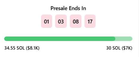 Update : 1 days before Presale …