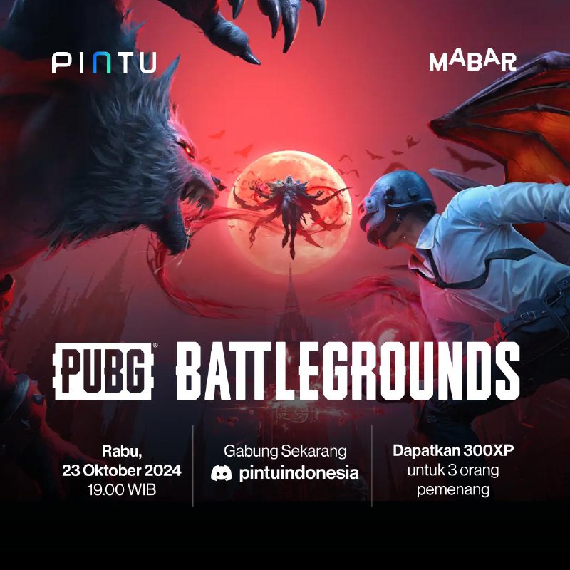 **MABAR Pintu: PUBG**!***⚔️******💣***