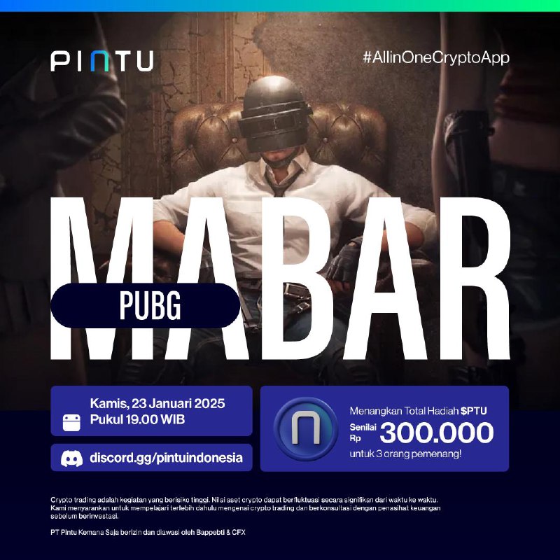 **MABAR Pintu: PUBG**!***⚔️******💣***