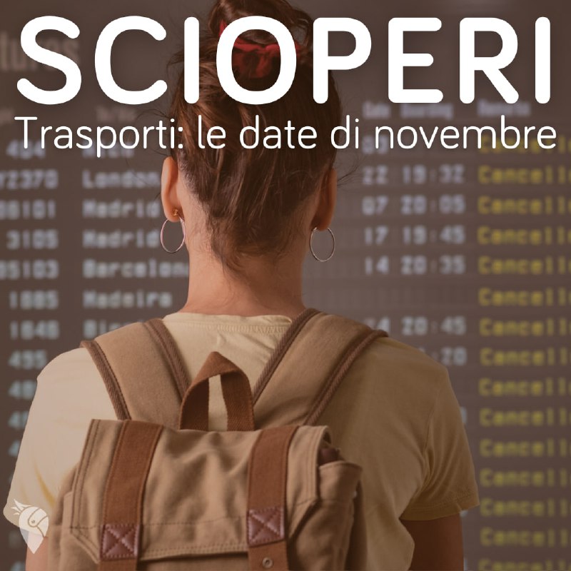 ***⛔️*** **Scioperi dei trasporti a novembre** …