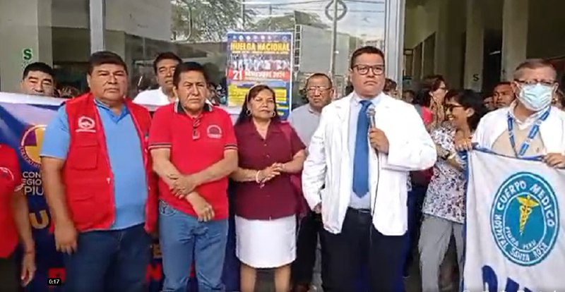 Piura: Personal de Salud acata paro …