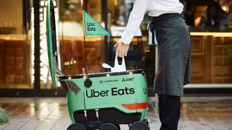 **Uber Eats to begin self-driving robot deliveries in Japan**