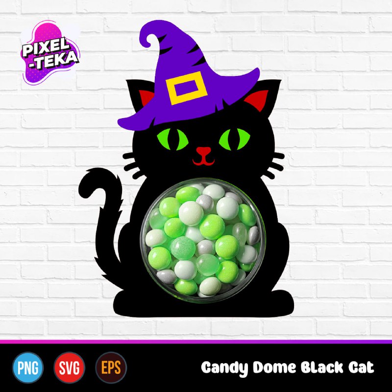 ***⚡️***: Candy Dome Black Cat