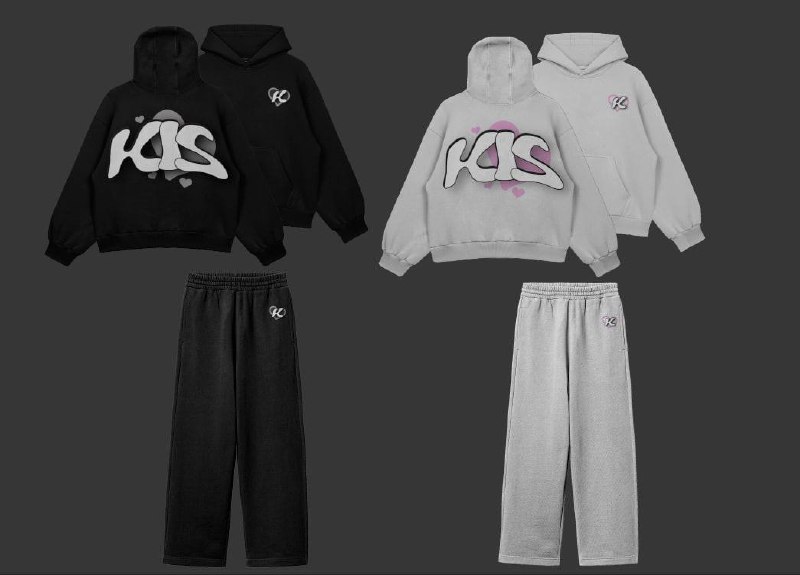 **KIS HOODIE AND SWEATPANTS.