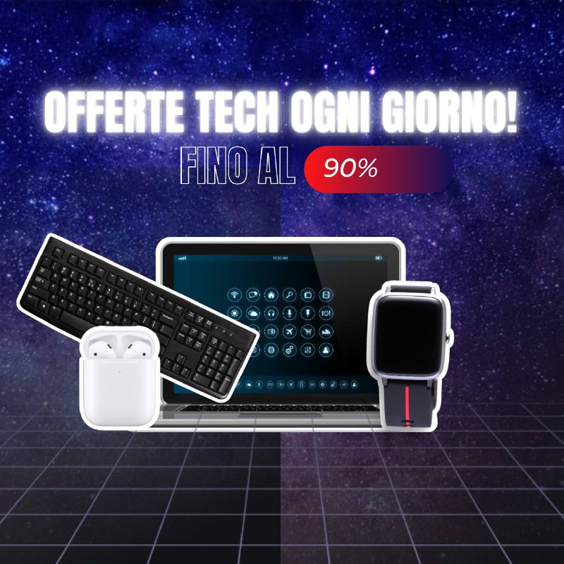 [***🔔*** Offerte Tech Ogni Giorno!](https://t.me/Gadgetsmaniaoffertetech)