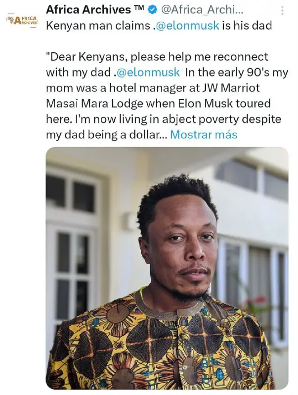 «Дорогие кенийцы, пожалуйста, помогите мне восстановить …