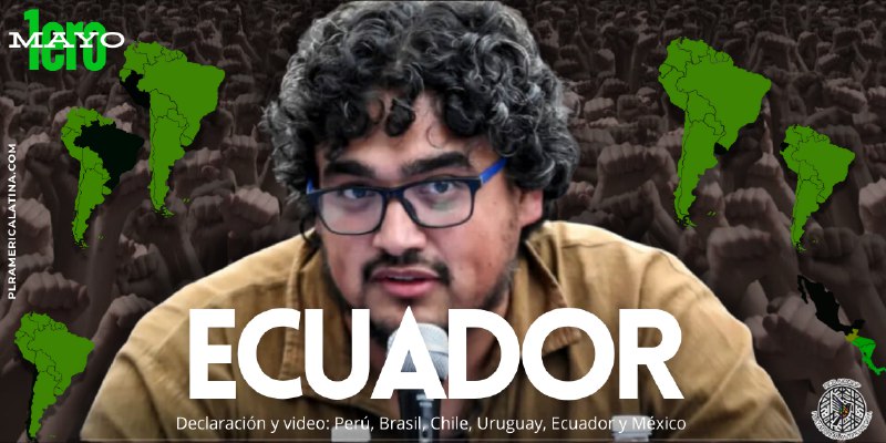 Ecuador «Queremos recordar a nuestros tres compañeros detenidos hace dos años, Omar, Gabriel y Carlos, que han sido sometidos a …