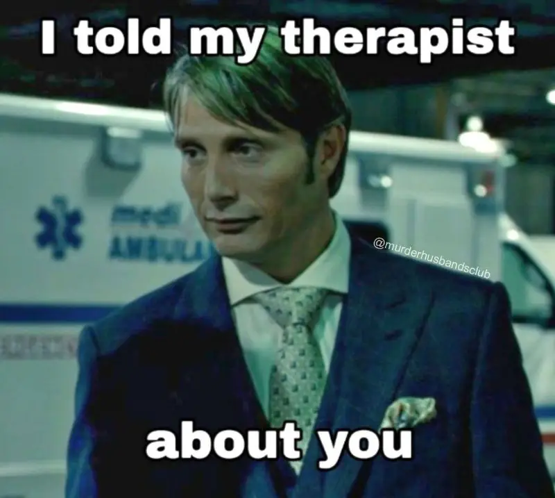 я рассказала своему психотерапевту о тебе