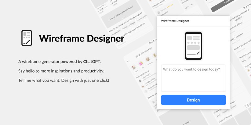 **Wireframe Designer —** плагин для генерации …