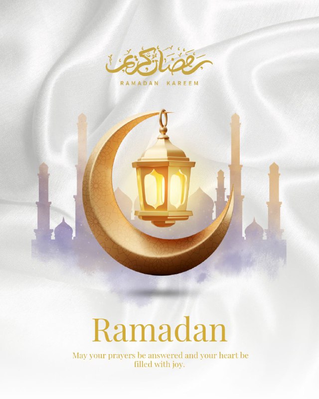 May this month of Ramadan bring …