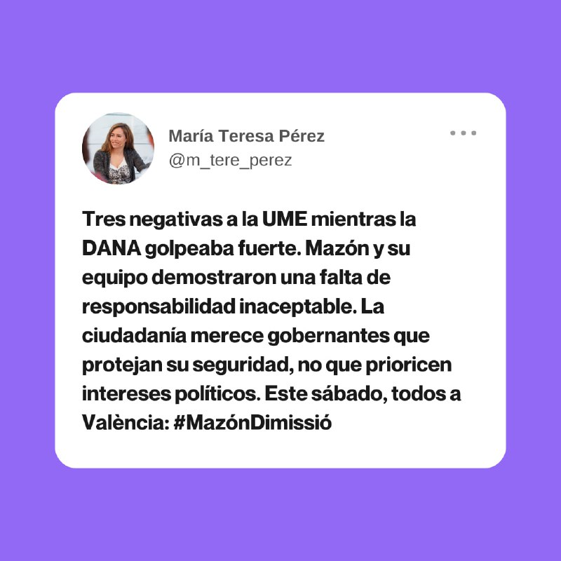 Este sábado, todas a València: [#MazónDimissió](?q=%23Maz%C3%B3nDimissi%C3%B3)