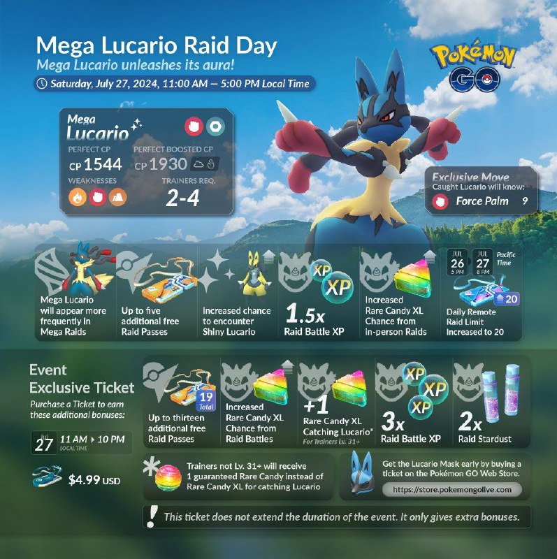 Mega Lucario Raid Day - Event …