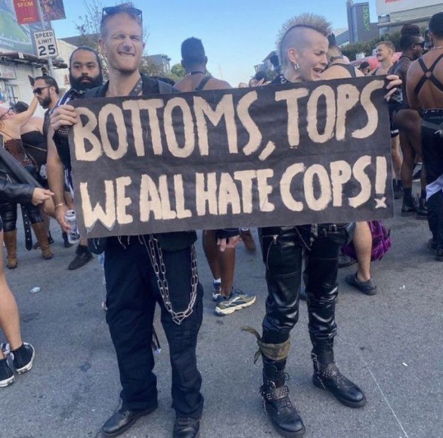 Bottoms, Tops, we all hate cops!! …