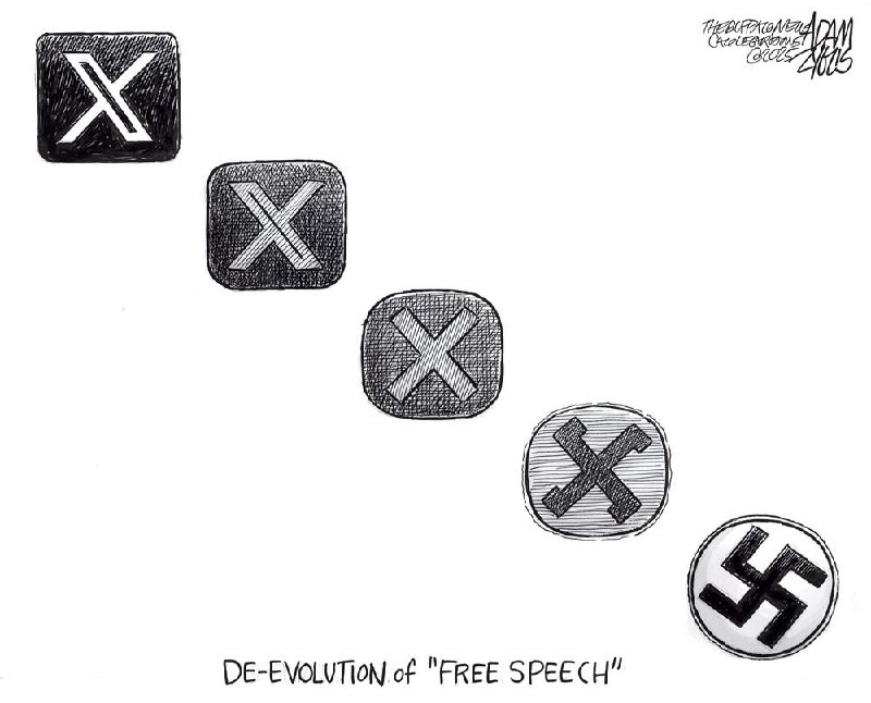 [Adam Zyglis] the de-evolution of free …