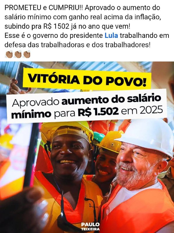 Governo Lula, para o povo e …