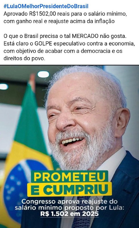 Simplesmente o melhor presidente da história …