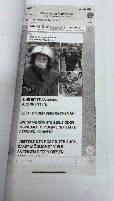 Wenn die Polizei von sich aus …