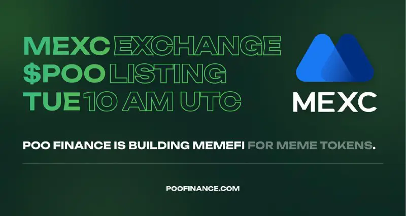 It’s official! $POO will be listed …