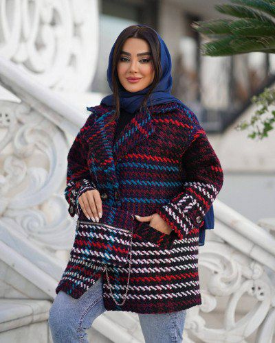 ***?***نام: **پالتو چهارخونه کیف دار**