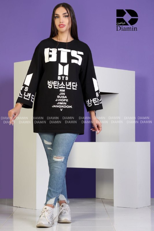 لانگ آستین ۳ ربع BTS