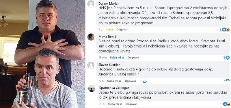 TV voditelj koji je promovirao Domovinski pokret te žestoko kritizirao Plenkovića i HDZ sada šuti. Facebook profil mu je prepun …