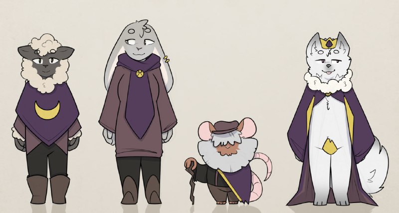 Sneak peek at the characters for …