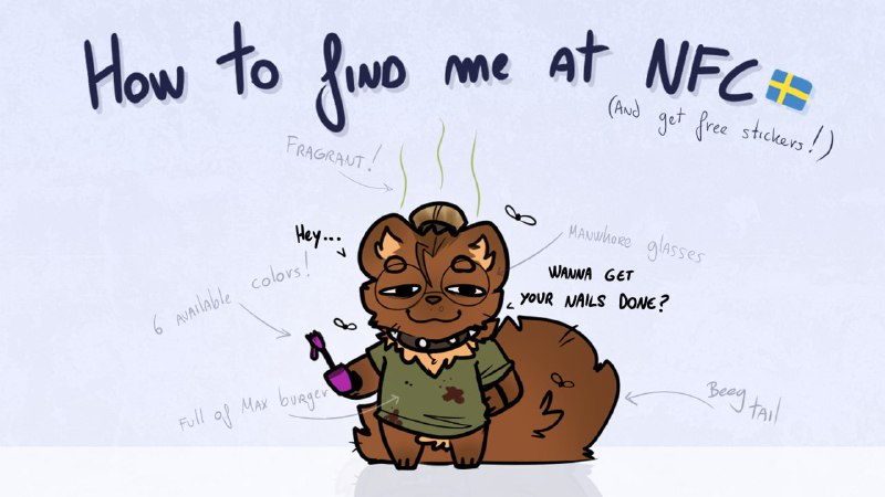 off to Nordic Fuzzcon tomorrow!!! ***❄️***