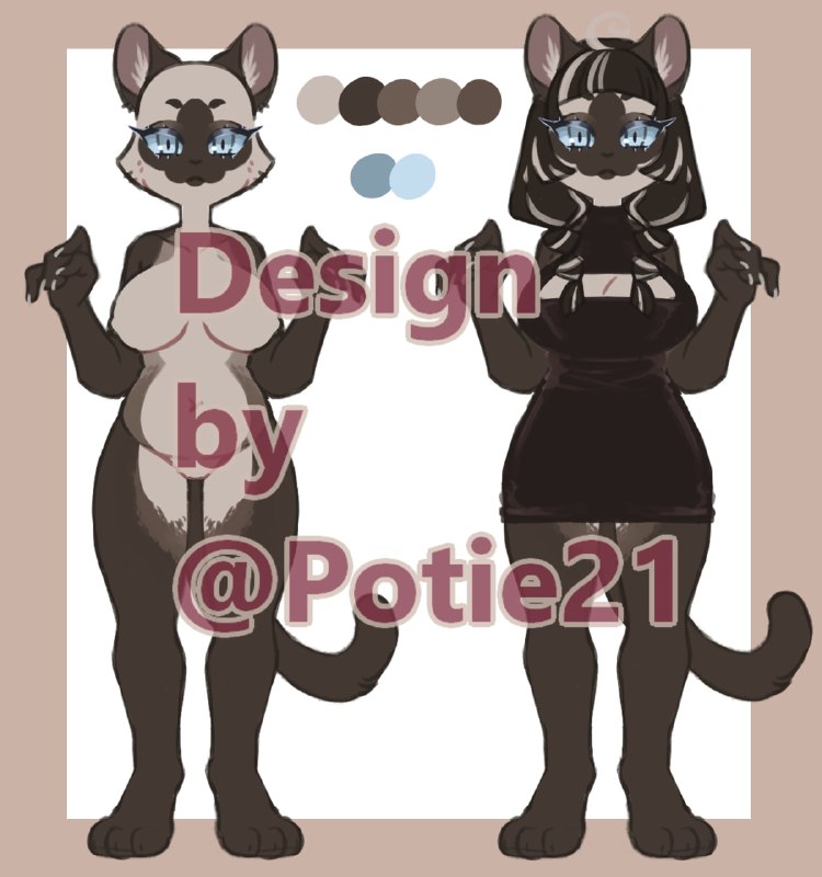 Selling this OC Siamese Catgirl for …
