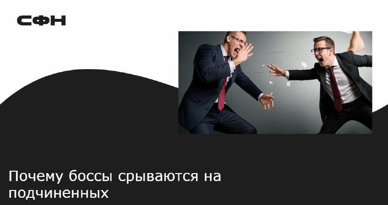 [Почему боссы срываются на подчиненных](https://t.me/power_financial_independence)