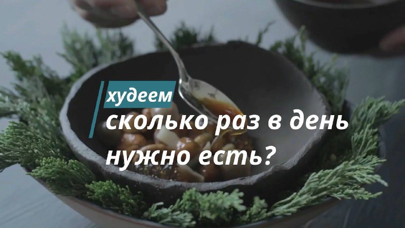 **Сколько раз в день нужно есть?**Вопрос, …