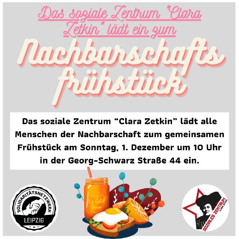 **Morgen** veranstalten wir gemeinsam mit dem …