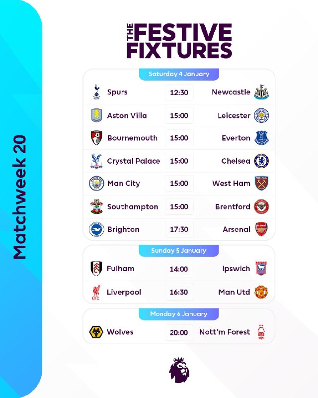 Matchweek 20 ***😍***