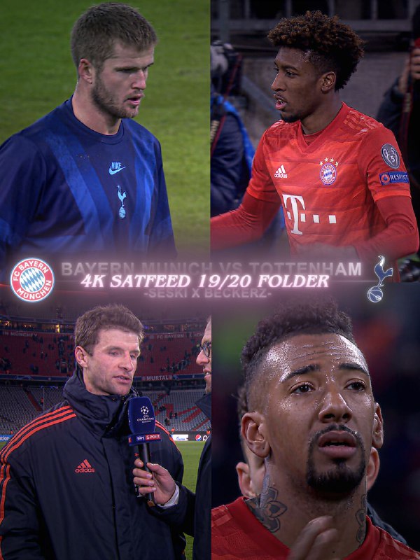 BAYERN VS TOTTENHAM RARE FEED FOLDER