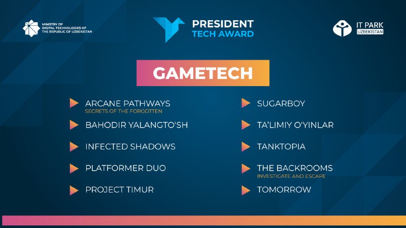 President Tech Award