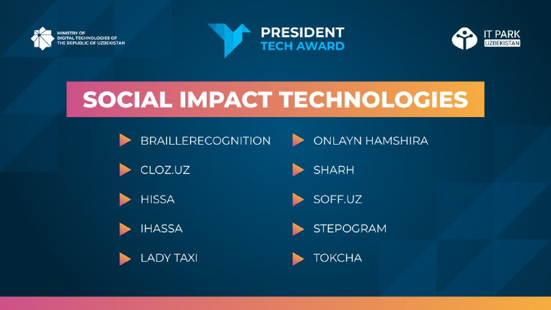 President Tech Award