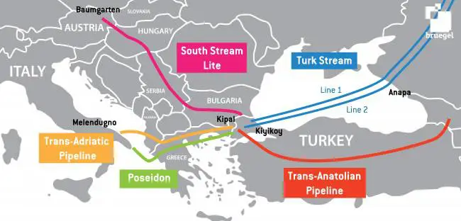 “TurkStream” gāzes vads apgādā ar Krievijas …