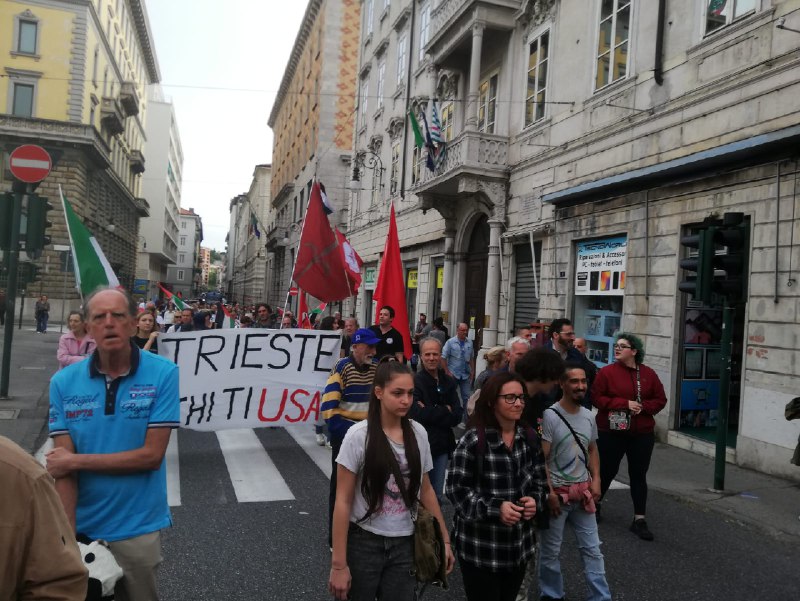 Sabato 11 maggio si è svolta a Trieste una manifestazione per la pace e la fine delle ingerenze belliciste atlantiche …