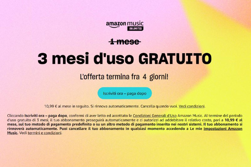 Amazon Music Unlimited: abbonati ora e …