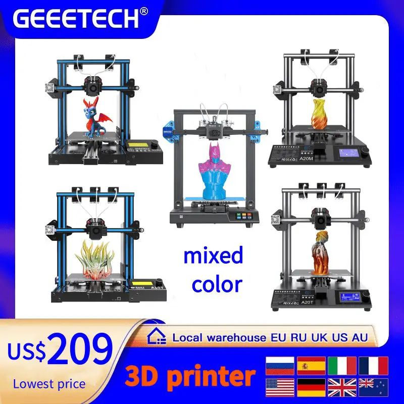 FDM 3D Printer Geeetech Upgrated Version …
